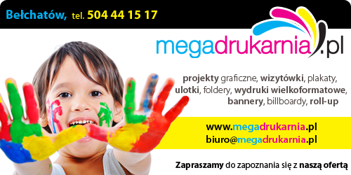 MEGA DRUKARNIA Bełchatów, Łódź, Piotrków, Pabianice woj. łódzkie, REKLAMA, drukarnia wielkoformatowa, offsetowa, cyfrowa, CAD, Łukasz Milczak